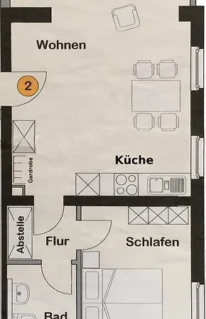 Haus Mowe I - Fewo 02 * Sellin (Rugen)